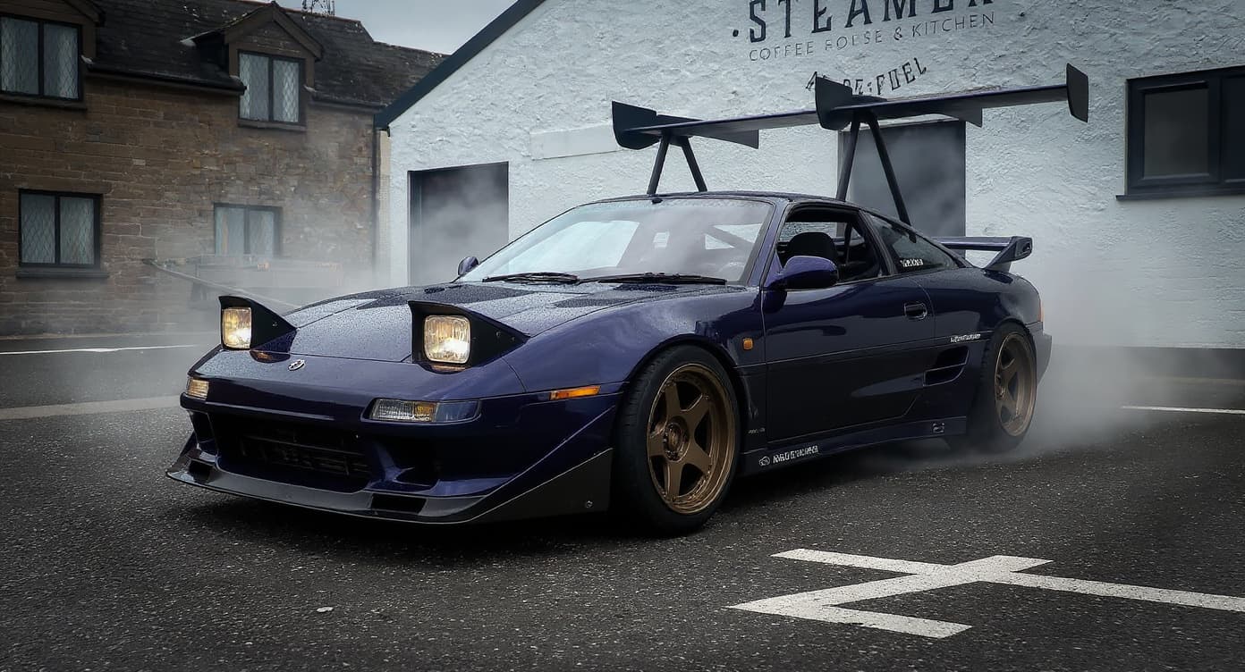 Toyota MR2 SW20 Drift Build, AI render example